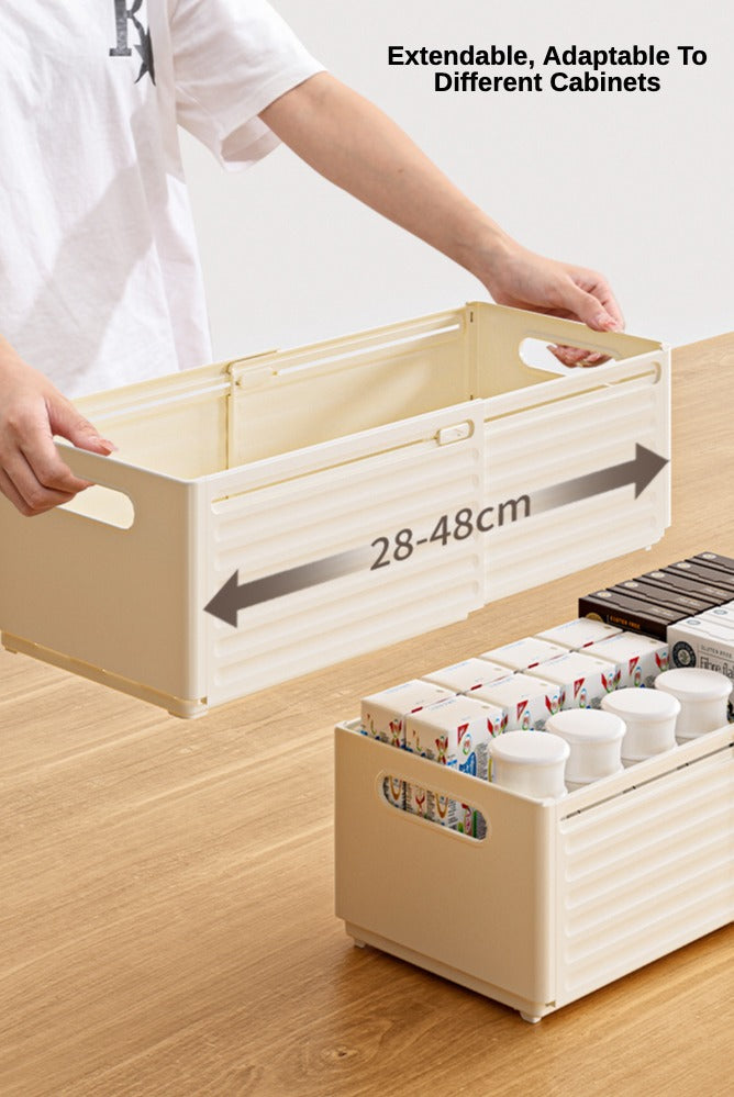 Multi-Purpose Expandable Organizer Drawer - Stackable, Versatile Storage Solution for Home & Office