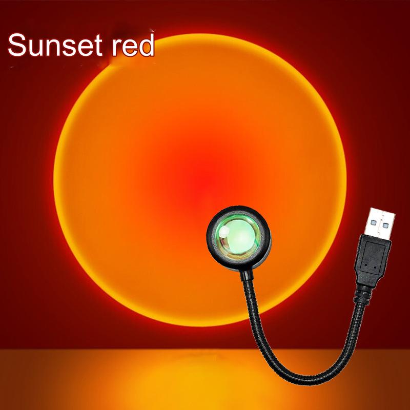 Radiant Rainbow Sunset USB Projector – The Ultimate Live Streaming Atmosphere Light