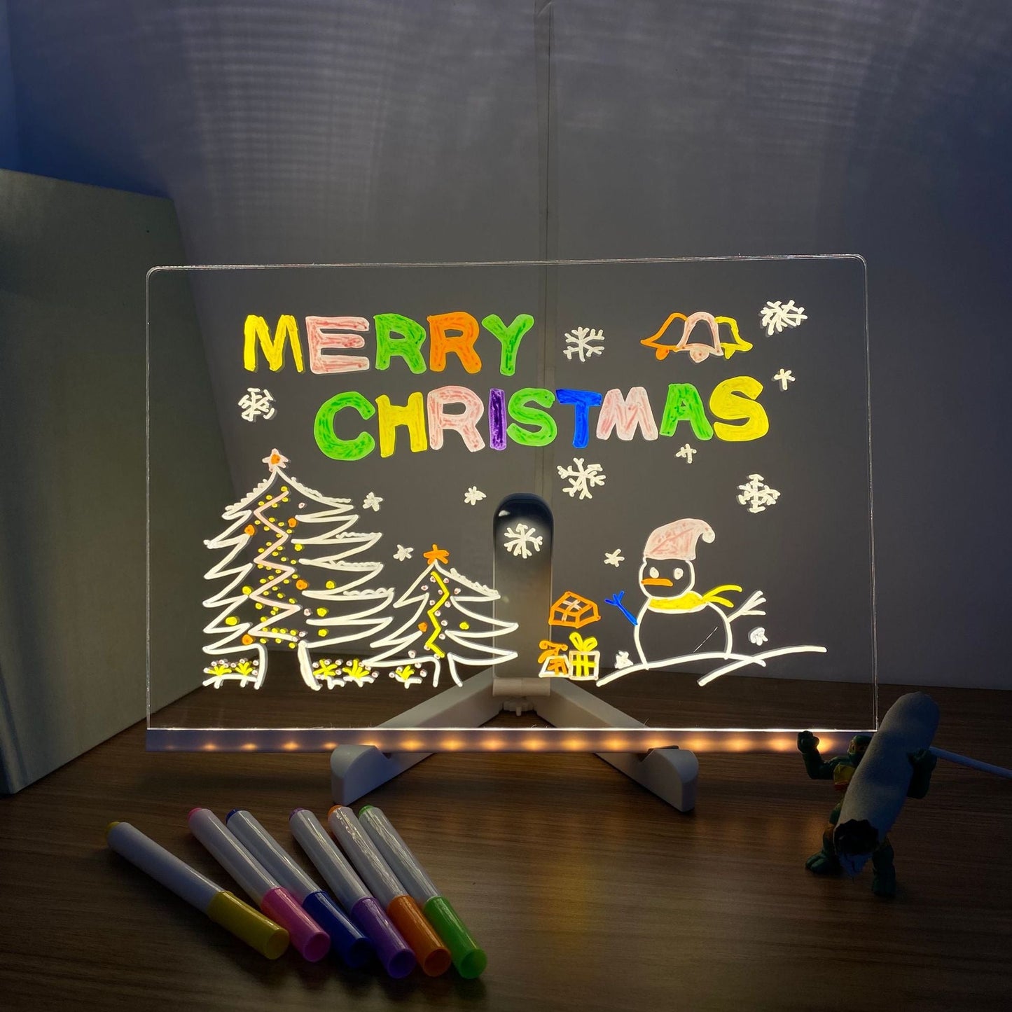 Multifunctional Acrylic Luminous Message Board for Home, Bar and Shop Advertising