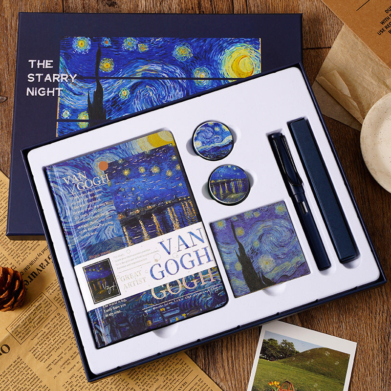 Masterpiece Collection: American Oil Painting Handbook Set – Van Gogh & Monet Edition for Students