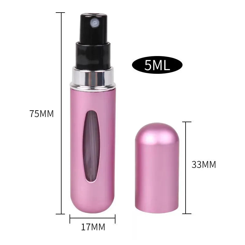 Travel Elegance – Portable 5ml Mini Perfume Refill Bottle: The Essential Scent Companion